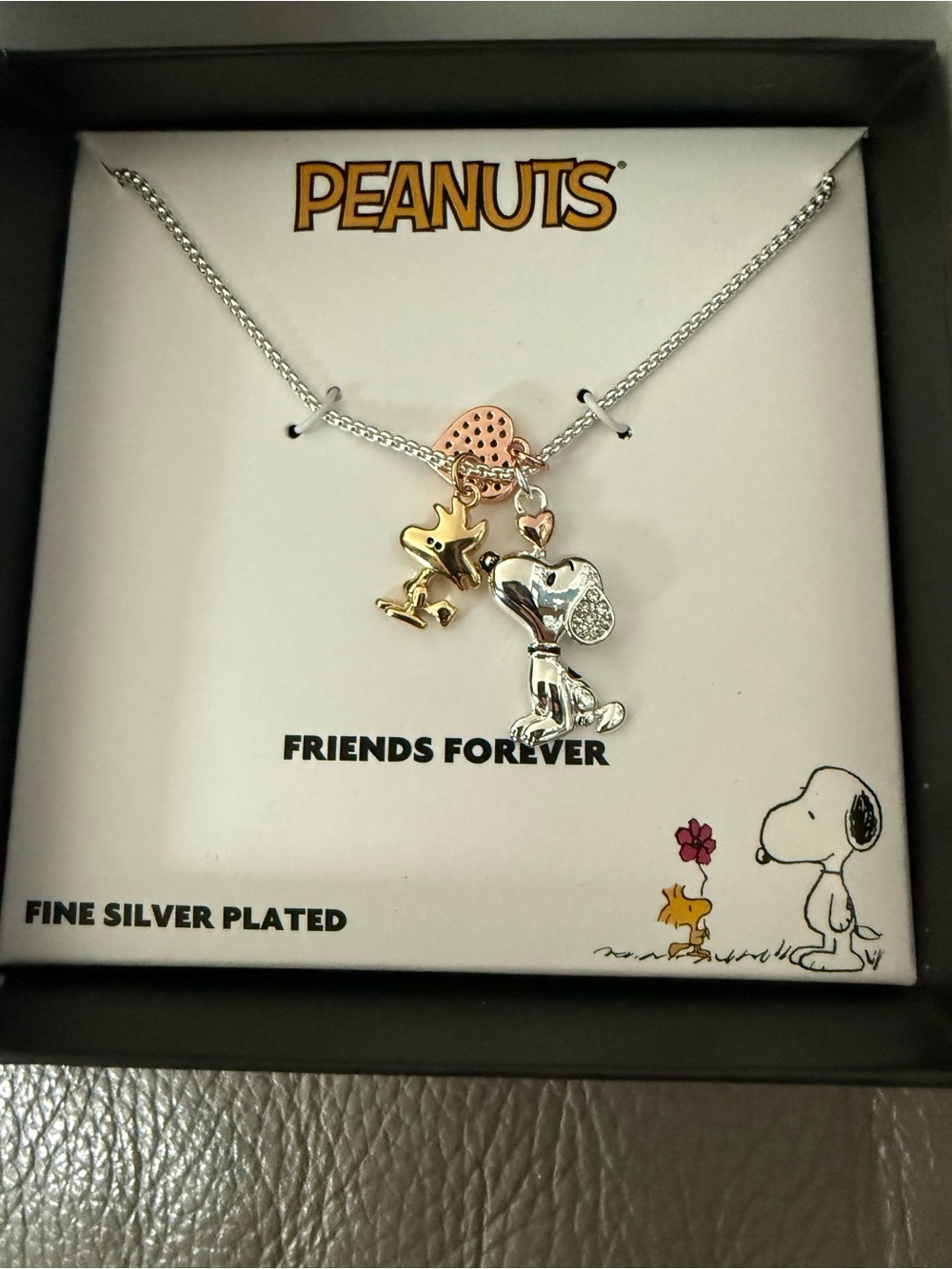 Peanuts Snoopy & Woodstock Necklace